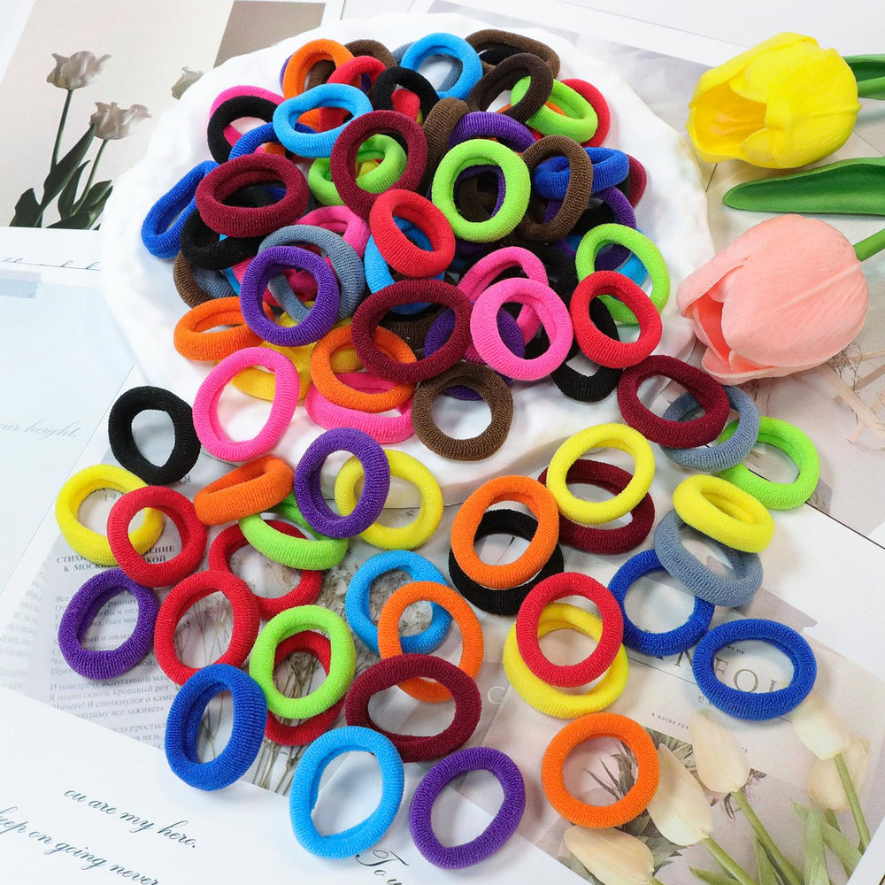 WillingTee baby hair ties easy removal close-up reduces tugging