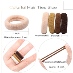 WillingTee multicolor hair ties offer versatile color options for kids' outfits