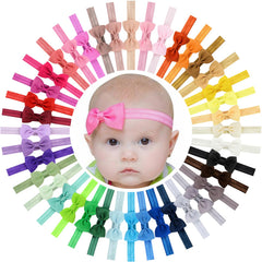 WillingTee baby headband 2-75-inch with soft stretch for growing infants.