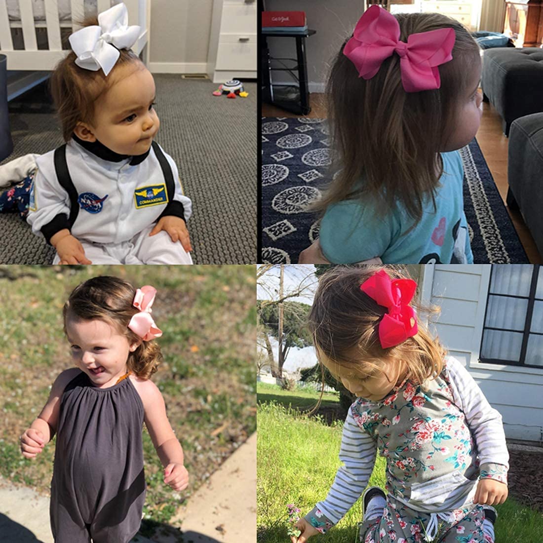 WillingTee gift-ready hair bow set ideal for birthdays or baby showers