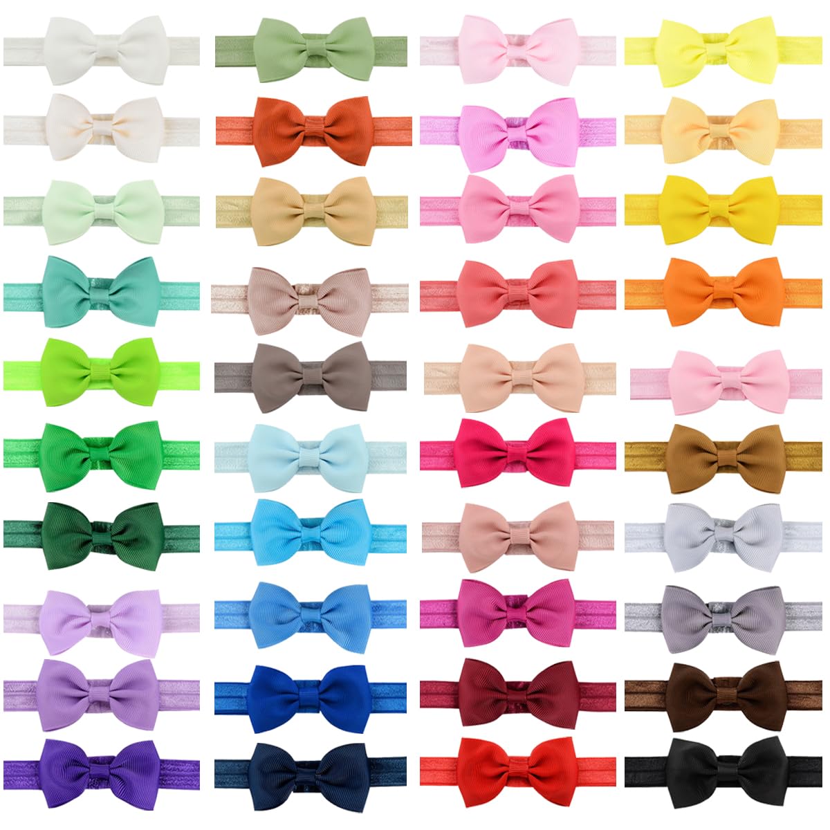 WillingTee grosgrain ribbon headband shows soft texture and vibrant color.