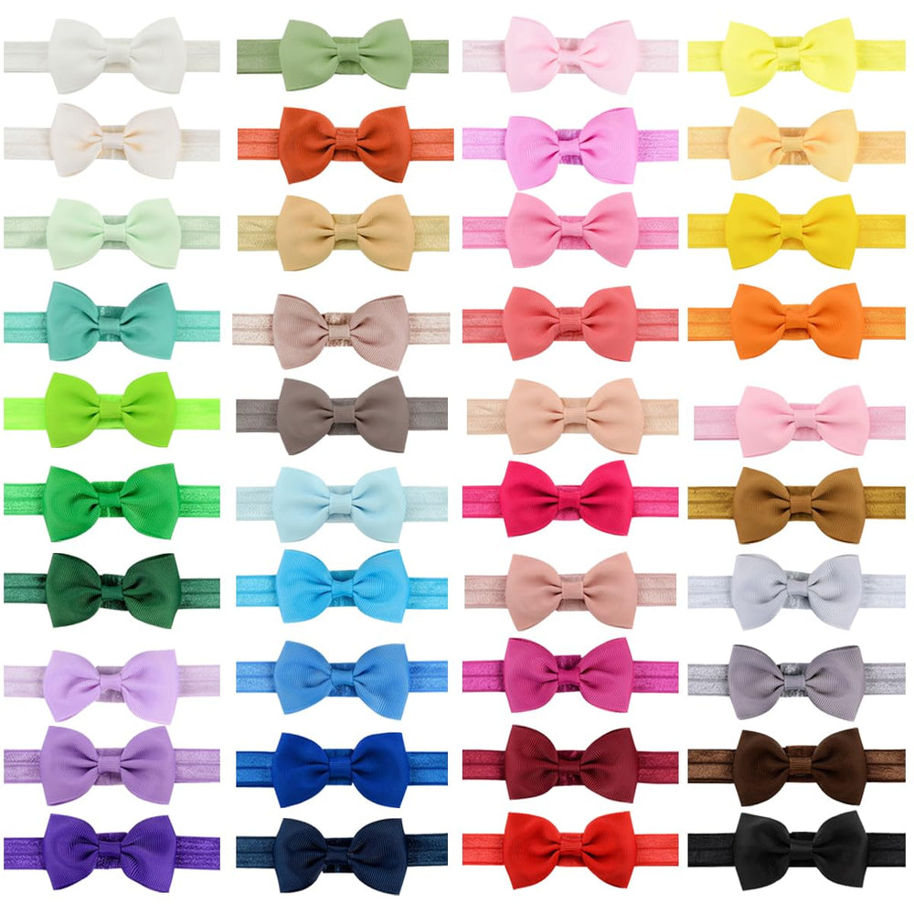 WillingTee grosgrain ribbon headband shows soft texture and vibrant color.