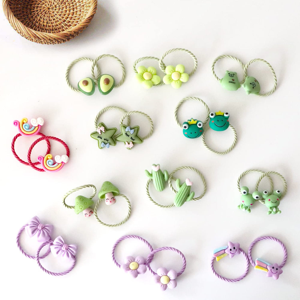 WillingTee 30mm hair bands provide snug secure hold without slipping.