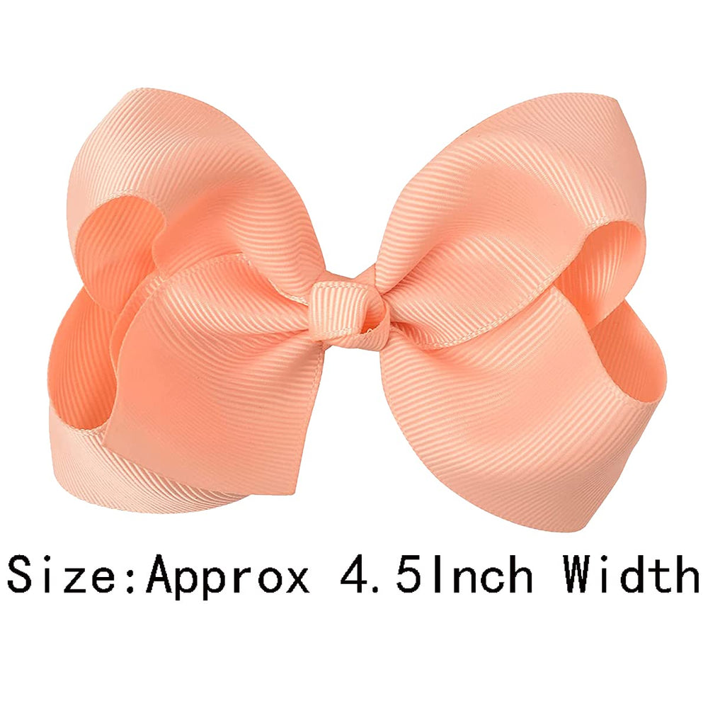 WillingTee hair bows on alligator clips showing durable grip
