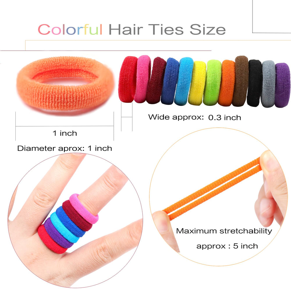 WillingTee hair ties thin-hair friendly design keeps hair secure without snagging