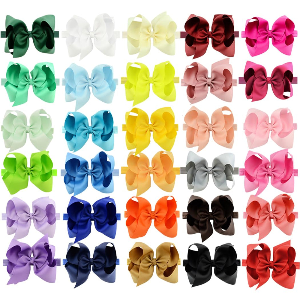 WillingTee headbands-30colors-swatches display 30 colors for versatile styling.