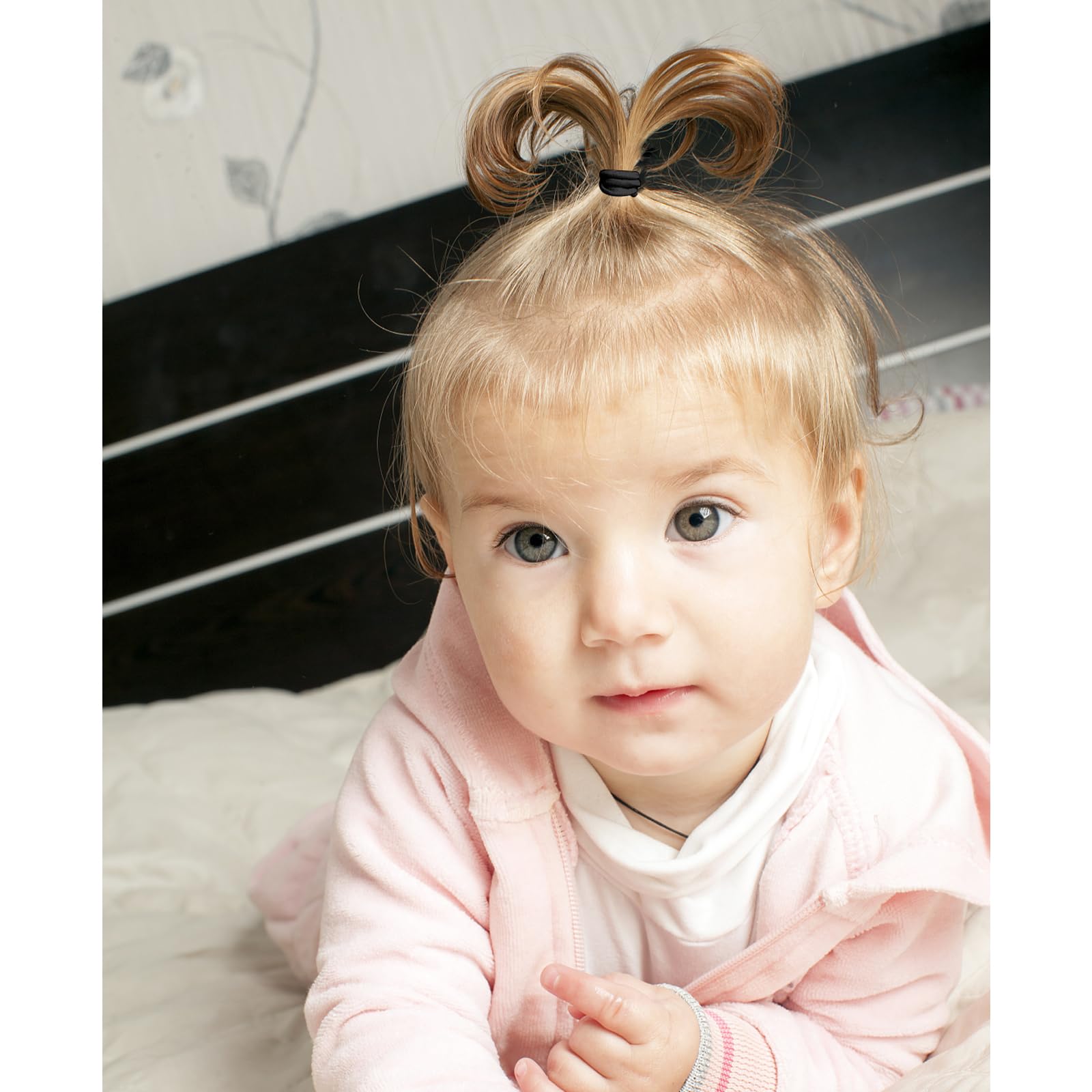 WillingTee safety design hair elastics reduce snag and easy removal