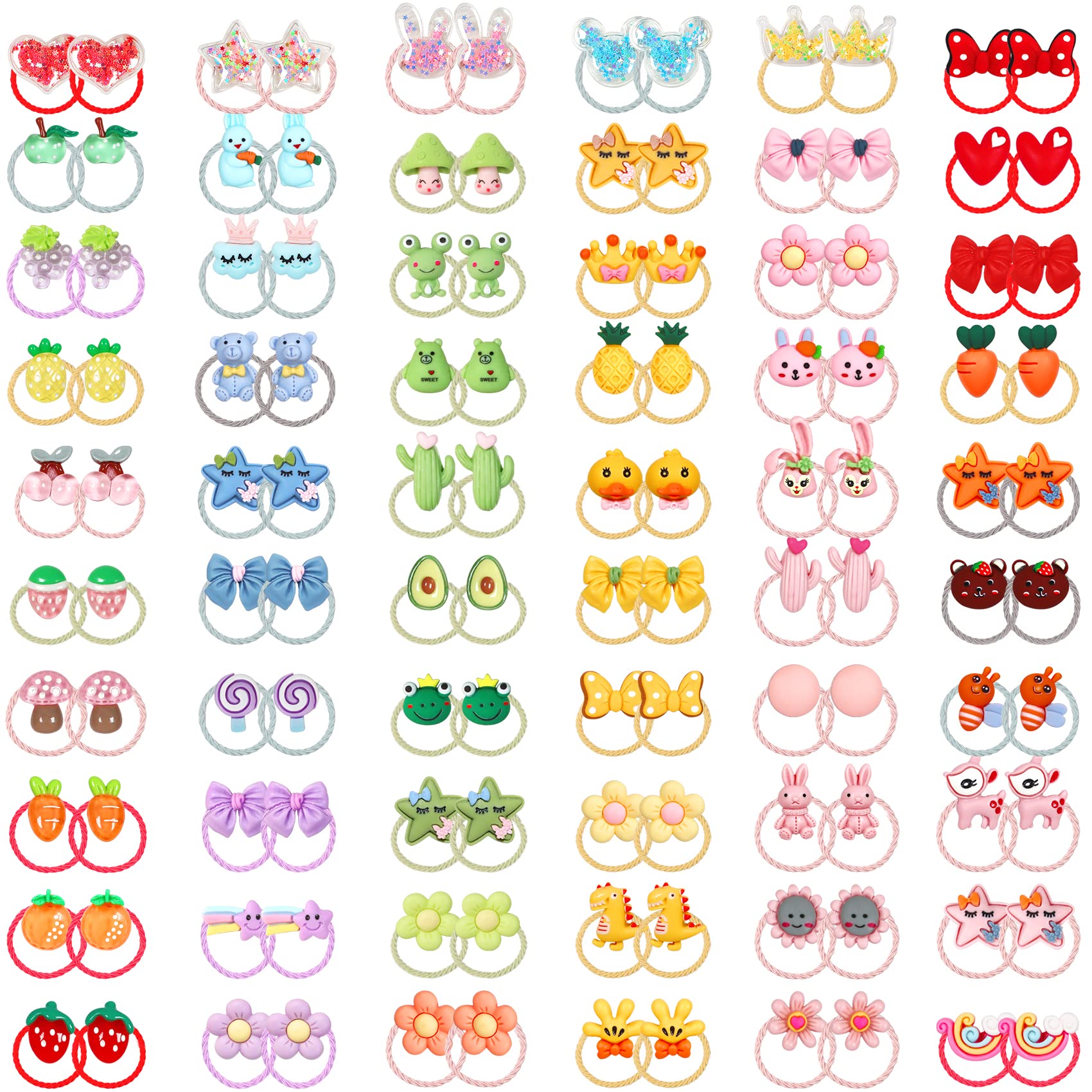 WillingTee soft elastic hair ties showing gentle stretch ideal for everyday wear.