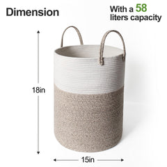 WILLITAT cotton rope texture highlights soft touch and safe storage for baby clothes.
