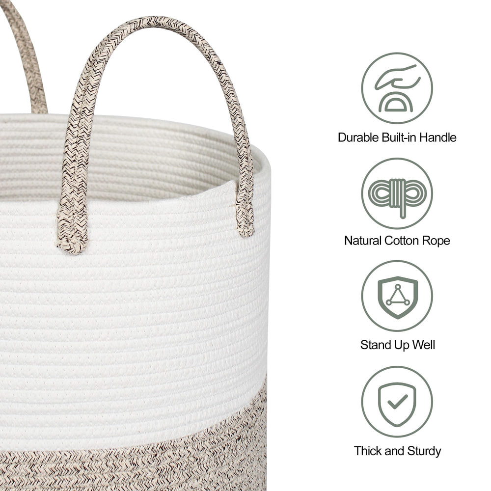 WILLITAT dual handles shown for easy carrying to the laundry room.