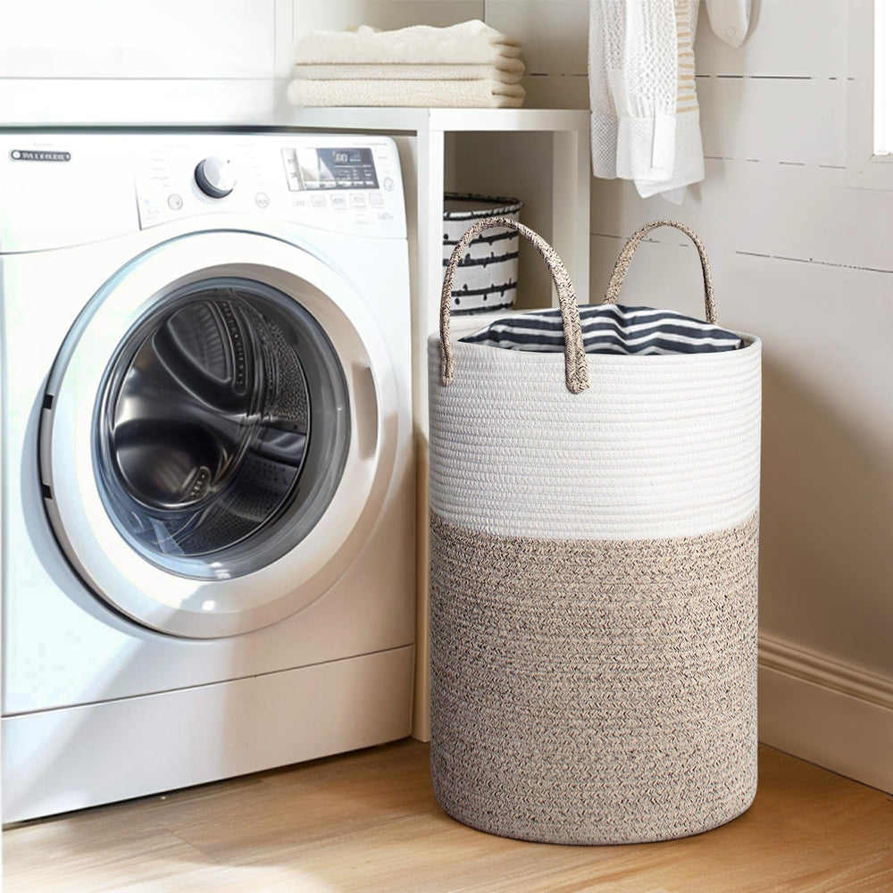 WILLITAT oversized storage for blankets and pillows in living room.