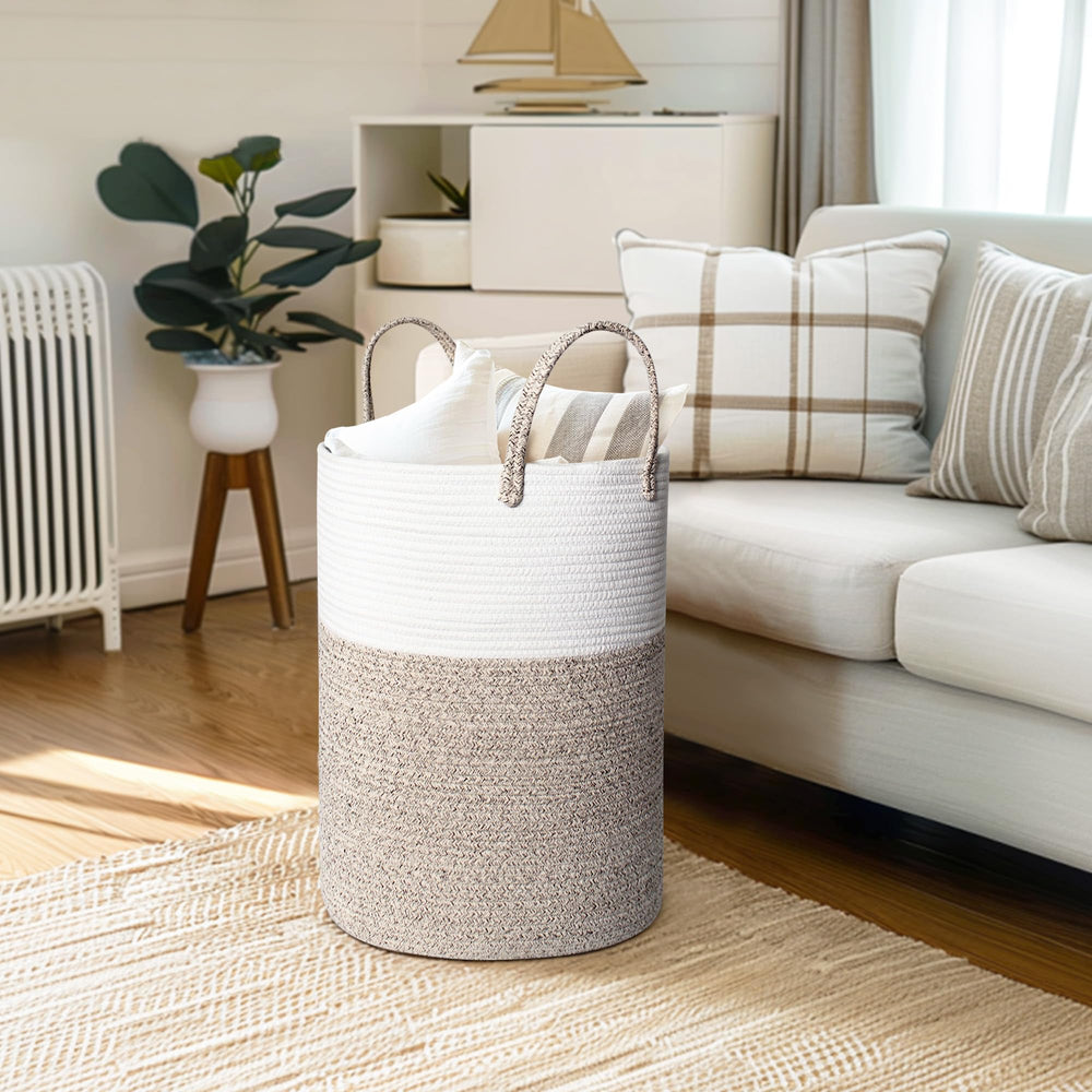 WILLITAT nursery use: basket doubles as baby blanket or toy organizer.