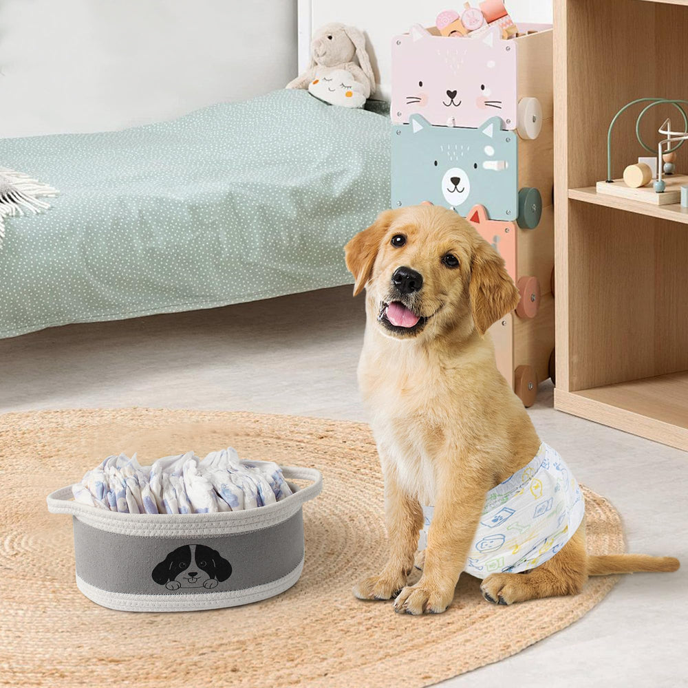 Willitat basket with reinforced side handles is easy to carry.