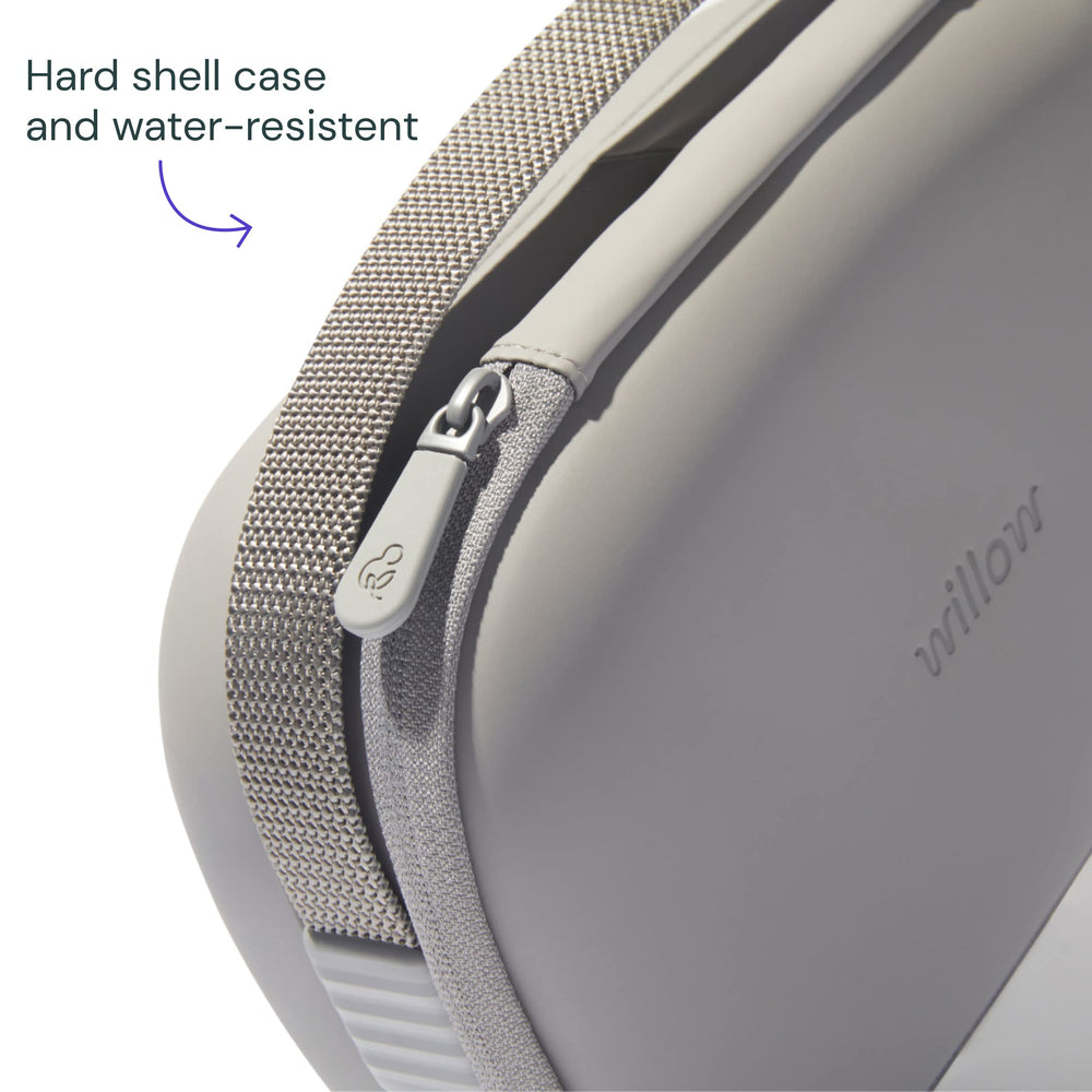 Willow durable-shell case demonstrates rugged protection during travel
