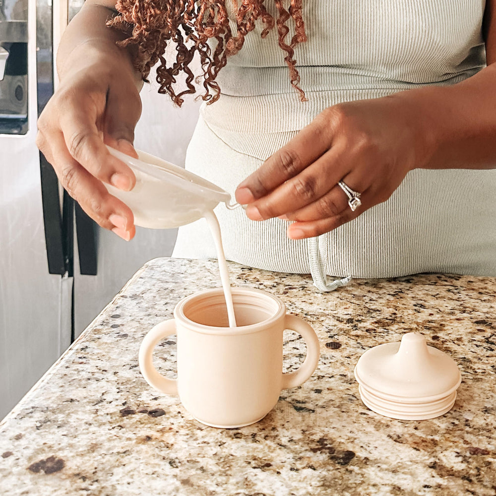 Willow Catch-All Milk Cups made from BPA-free silicone for safe use.