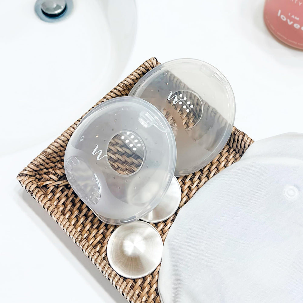 Willow Catch-All Milk Cups come in a convenient 2-pack for daily use.