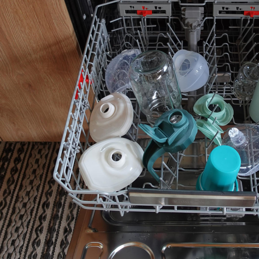 Willow glass pitcher is easy to clean in the dishwasher.