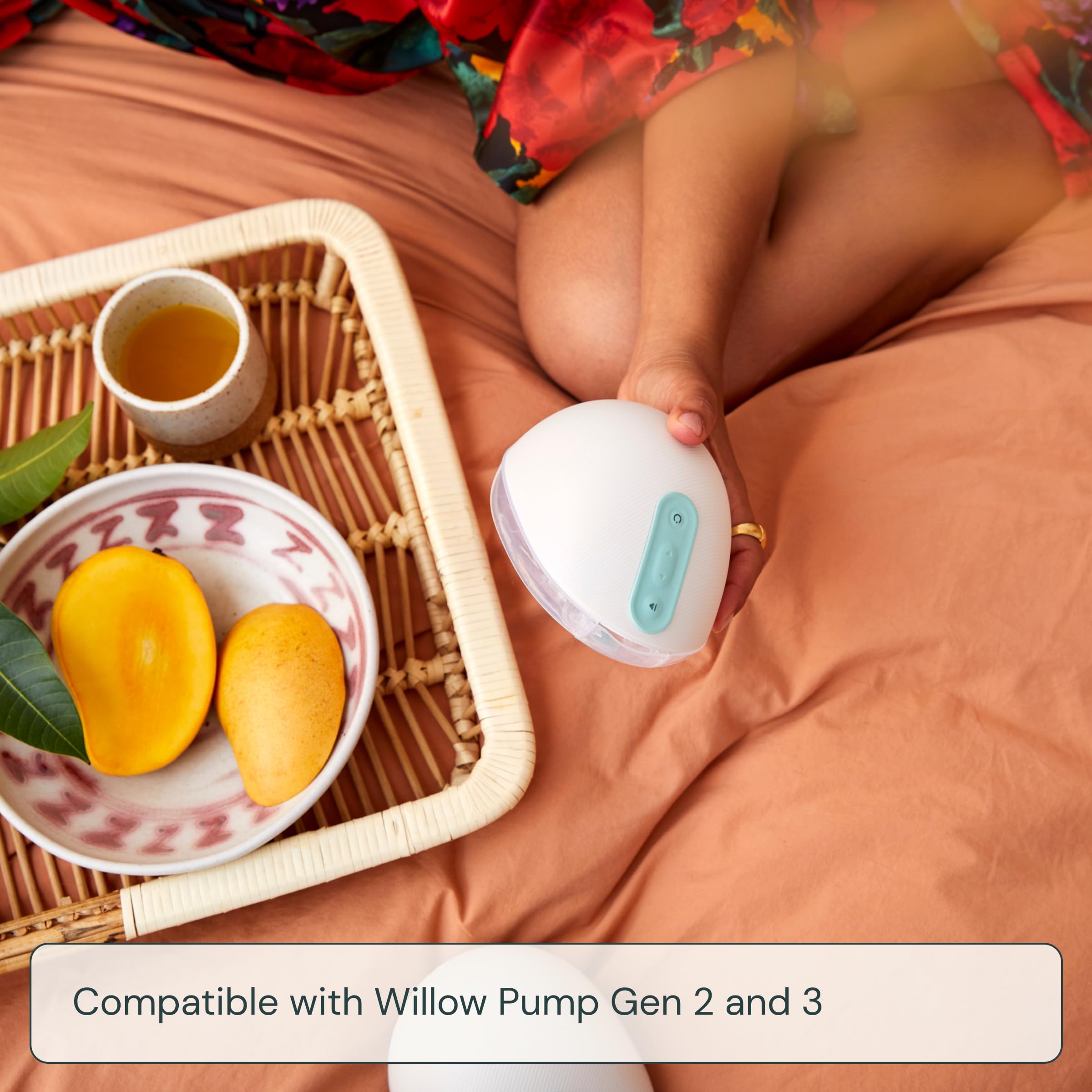 Willow reusable design highlights eco-friendly choice for pumping routines.