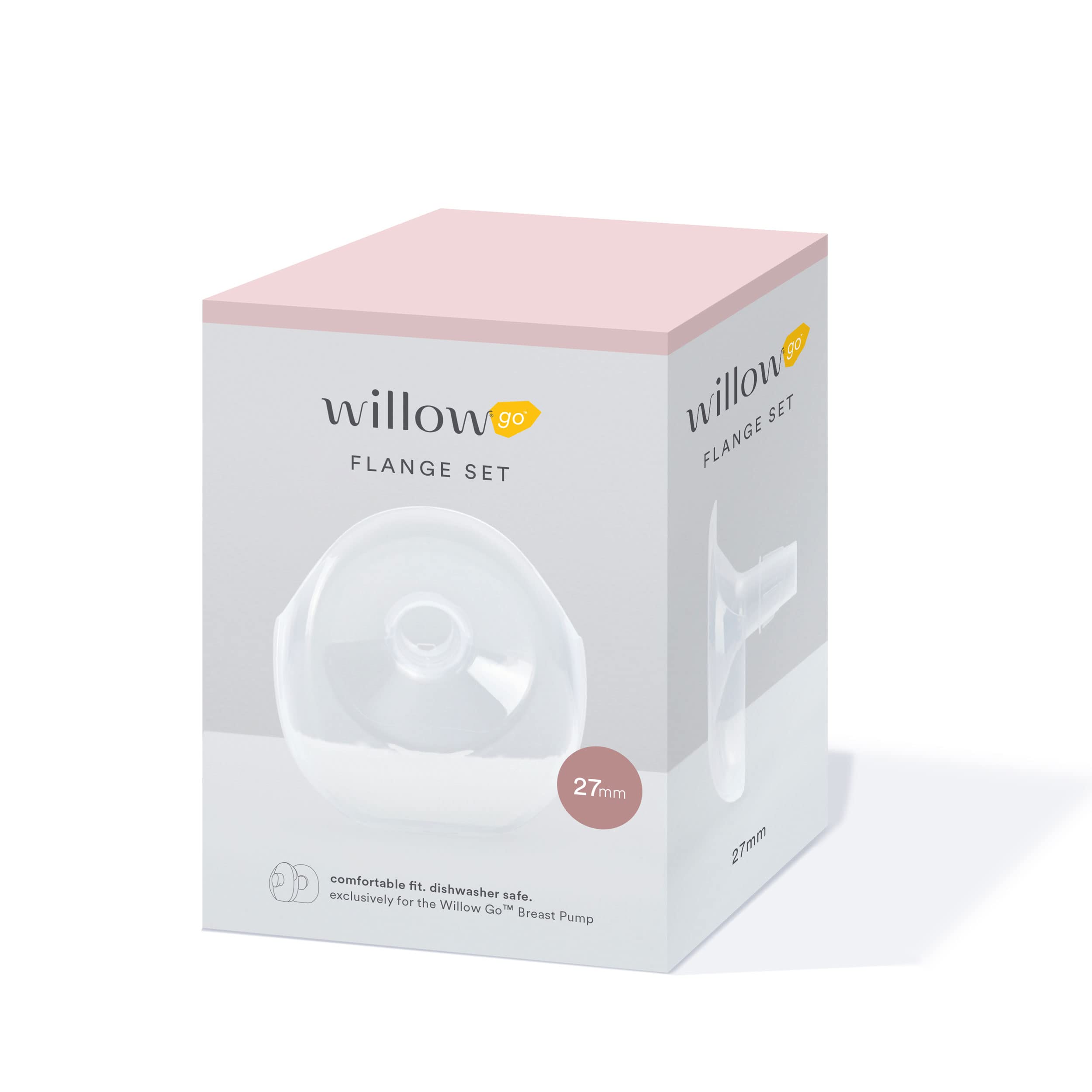 Willow Go carry-case photo conveys compact, travel-friendly setup for new moms.