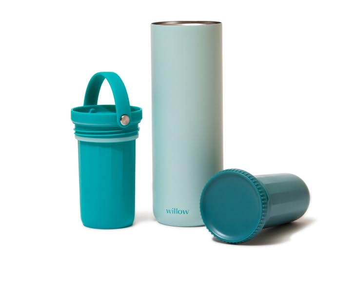 Willow loop-top handle enables easy one-handed carrying during travel.