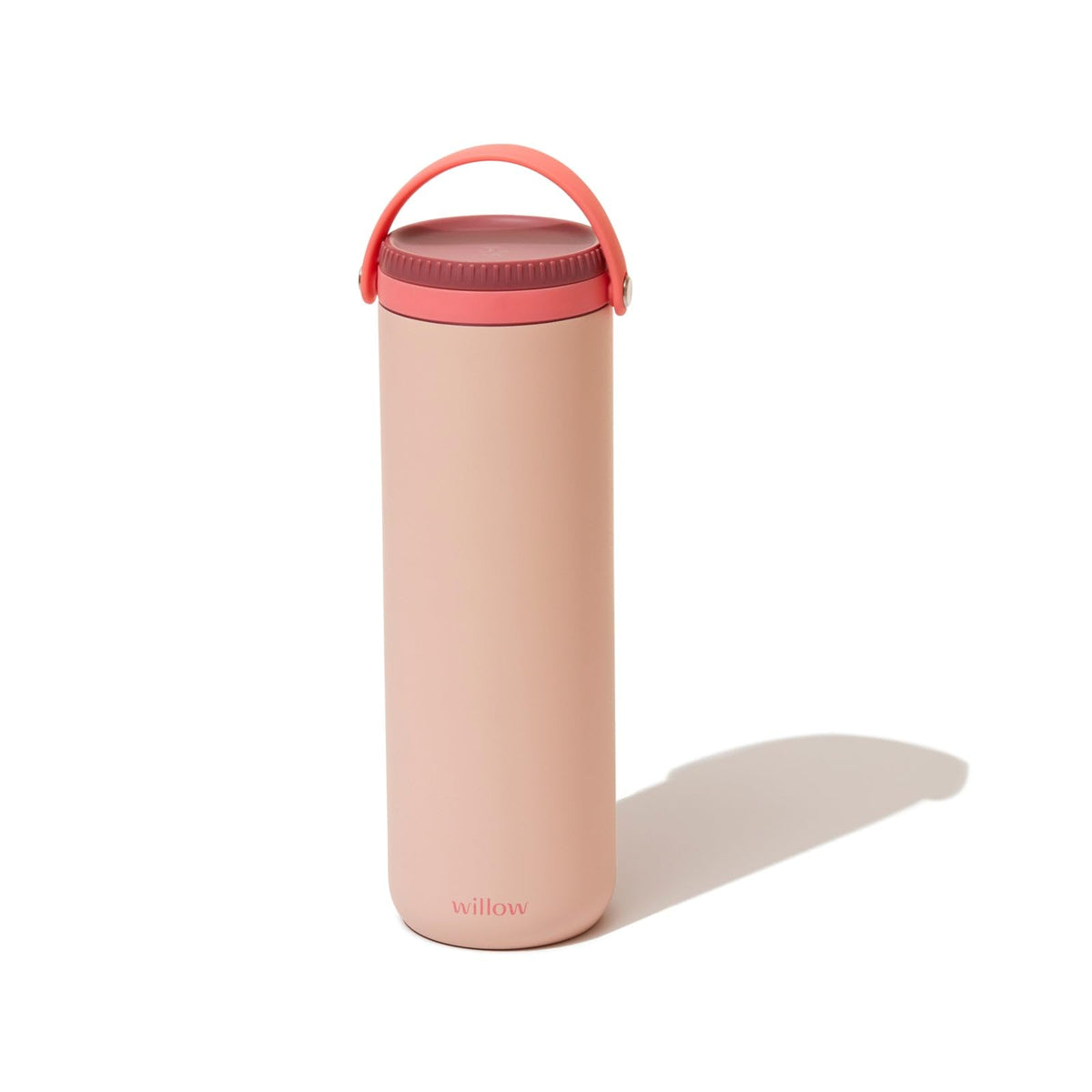 Willow portable breastmilk cooler outer view highlighting durable stainless steel for daily use.