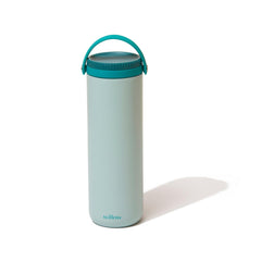 Willow portable breastmilk cooler teal 16oz fits car cup holders for on-the-go feeding.