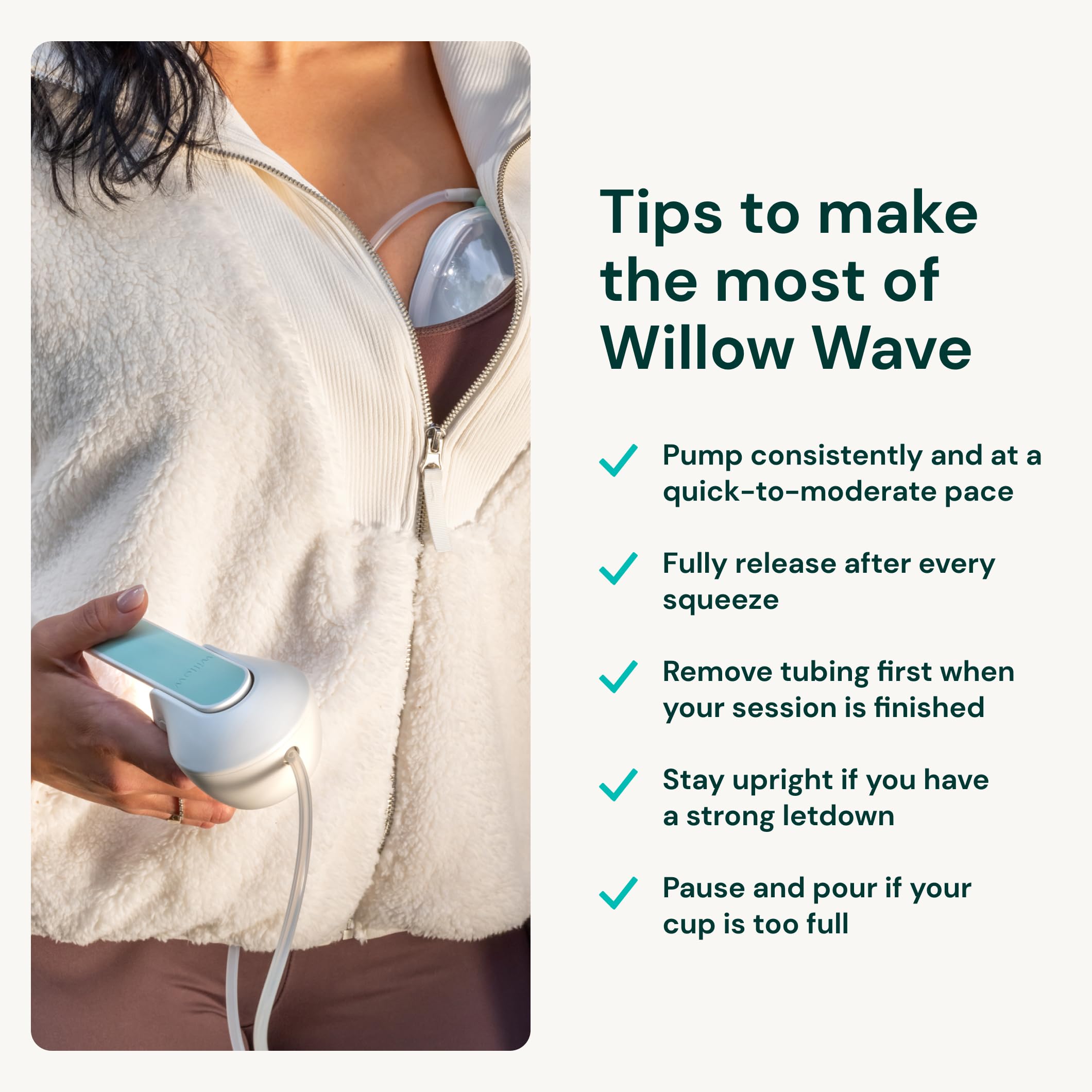 Willow Wave 5oz capacity with splashguard to prevent leaks during travel