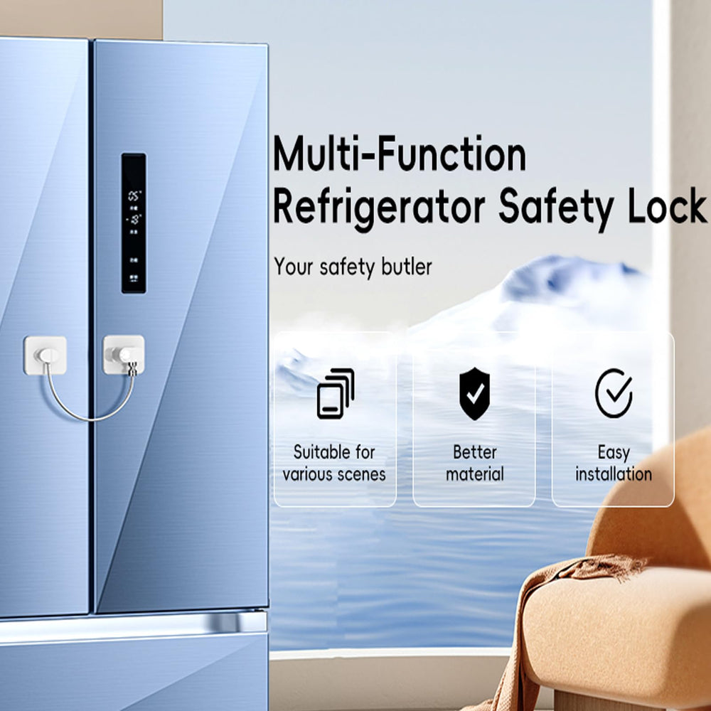 WILNIRY multiuse lock on oven or drawer for quick access control.