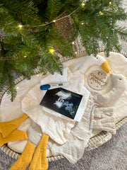 Wimist Goose Lovey gift-ready packaging emphasizes a thoughtful newborn gift option.