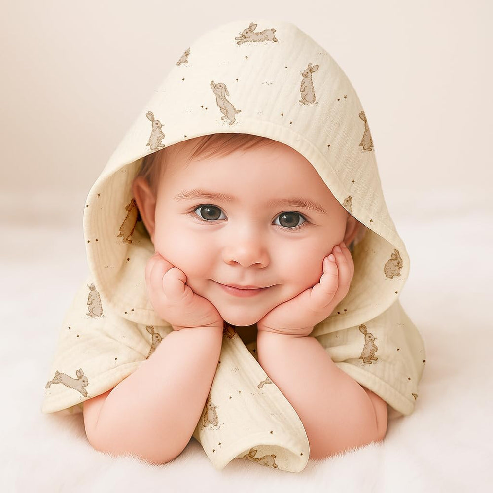 Wimist Hooded Baby Towels travel-friendly setup for quick baths away from home.