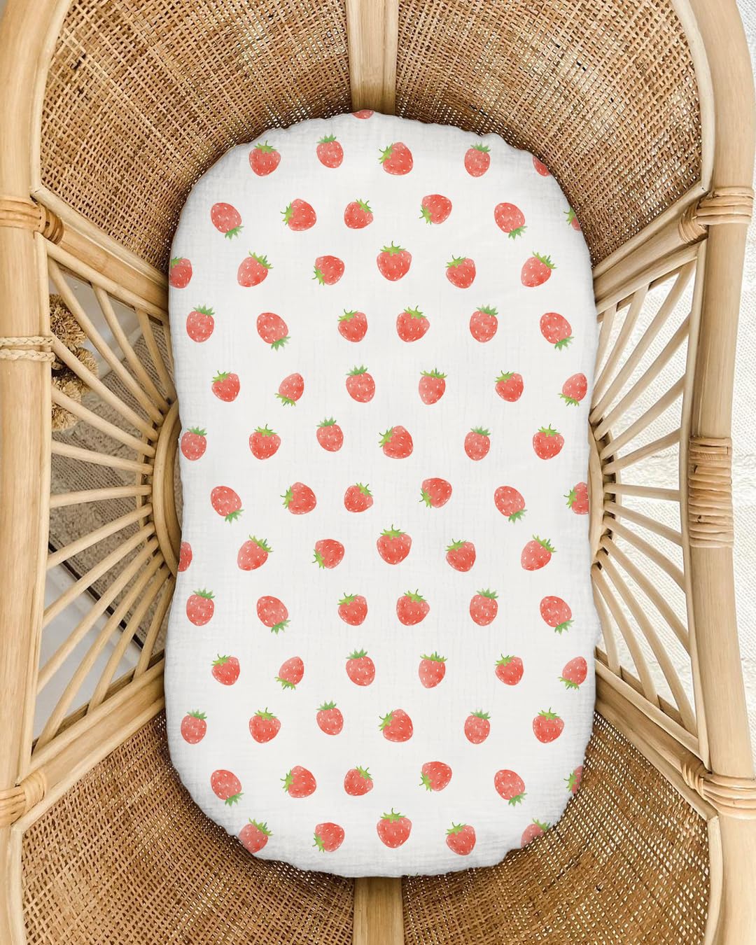 Wimist muslin baby lounger cover machine washable for simple cleaning.