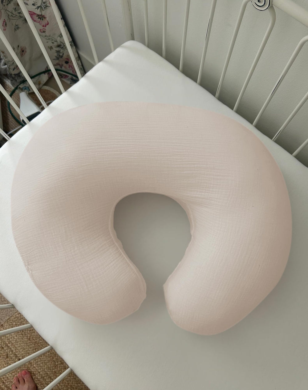 Wimist muslin cover durability test showing long-lasting shape after washes.