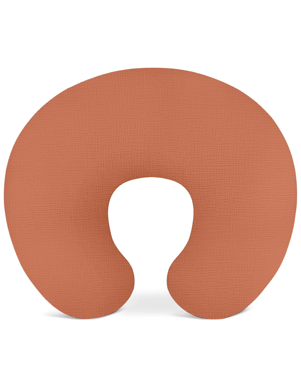 Wimist nursing pillow brick cover on bed with 25x18in fit and soft fabric.