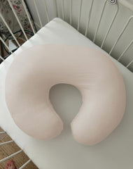 Wimist nursing pillow cover 2pack zipper detail showing backside safe, easy-change design.