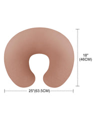 Wimist dusty rose 25x18 cover fits standard nursing pillows securely