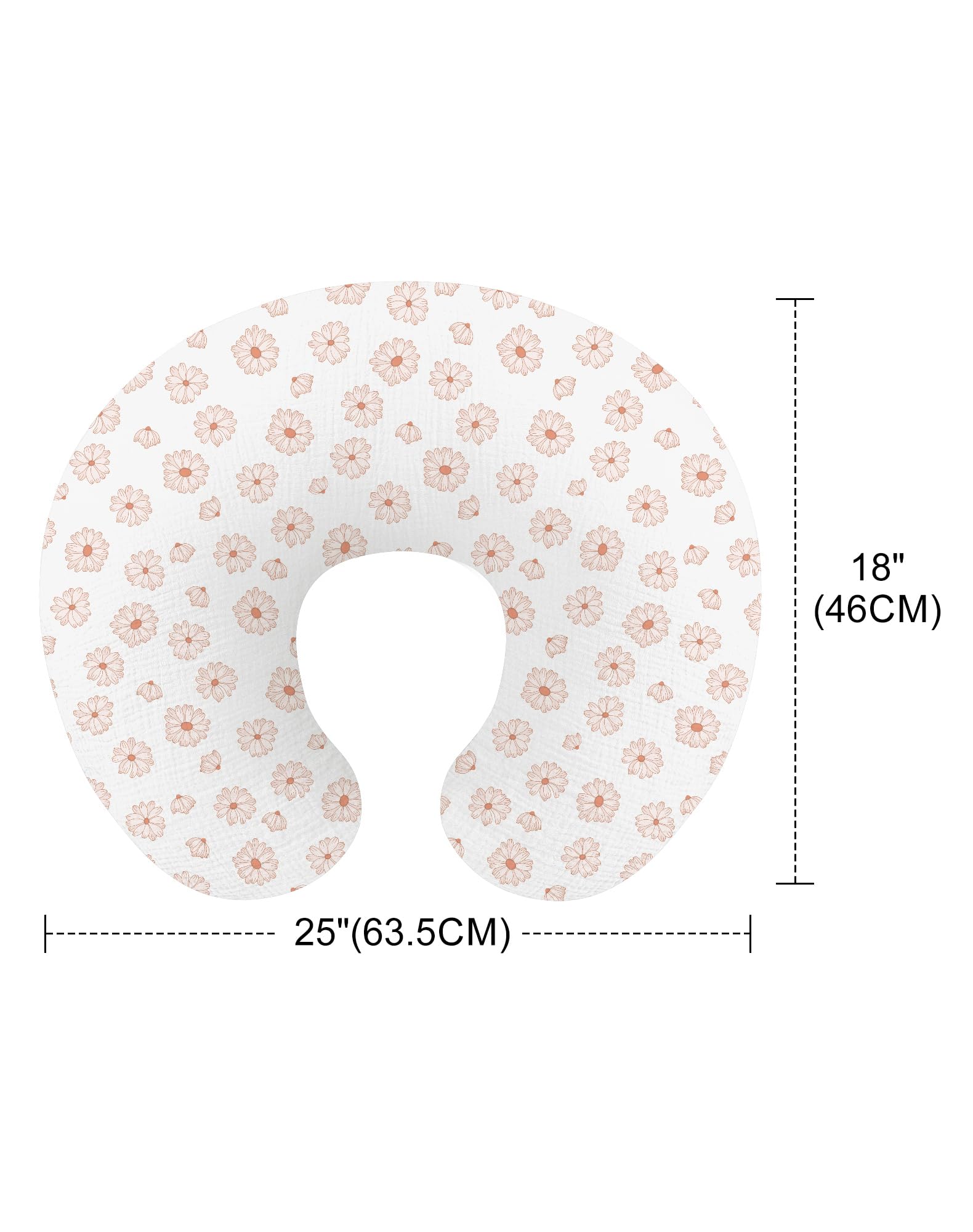 Wimist flower-pattern nursing cover adds gentle style while keeping baby comfort during feeds.