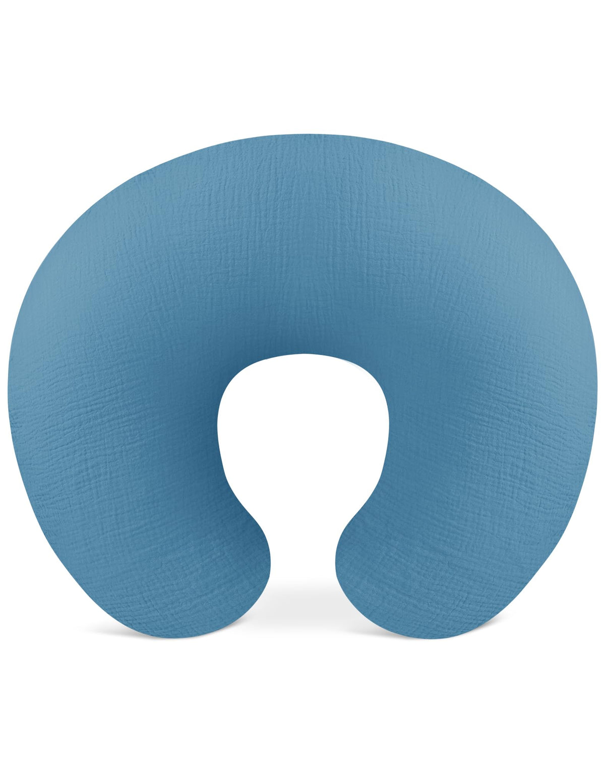 Wimist nursing pillow cover soft cotton muslin texture for gentle feeding comfort