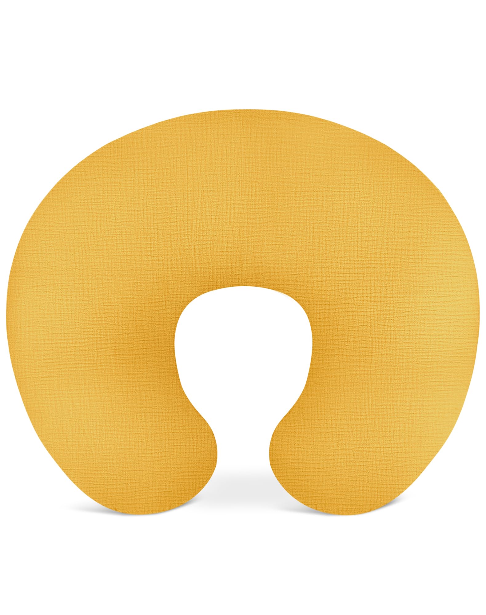 Wimist nursing pillow cover zipper closeup for safe, easy changing