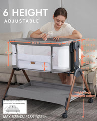 Winchild bassinet incline mode supports gentle positioning after feeding