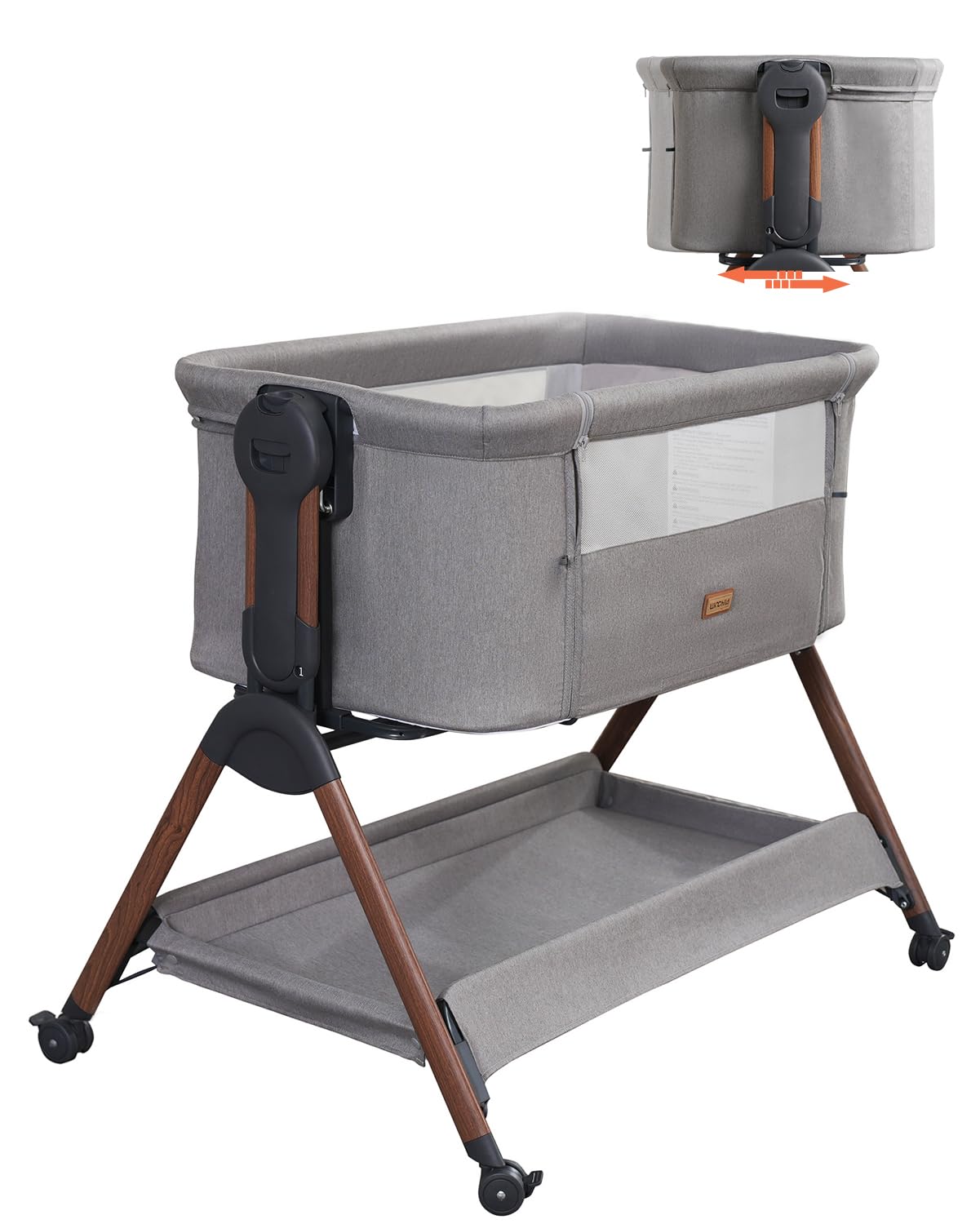 Winchild removable cover illustrates washable fabric for quick cleaning