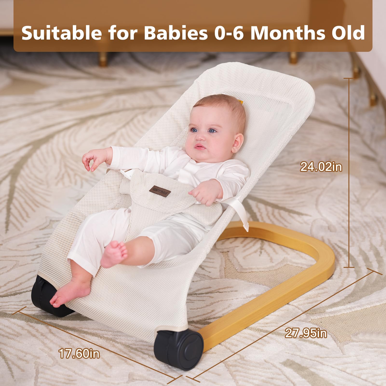 Winchild Baby Bouncer easy assembly without tools for quick setup.