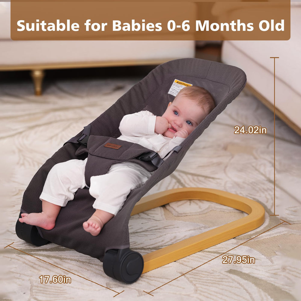Winchild baby bouncer safety anti-slip image underlines stability features