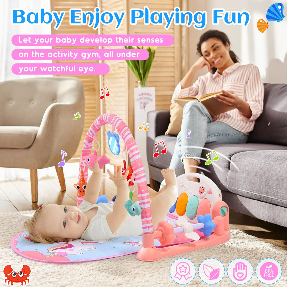 Windidi kick-activated piano modes inspire musical curiosity with high and low notes.