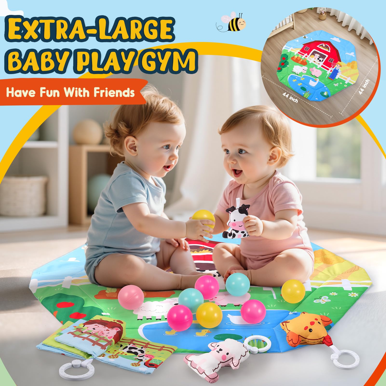 Windidi self-discovery mirror helps visual tracking during quiet play.