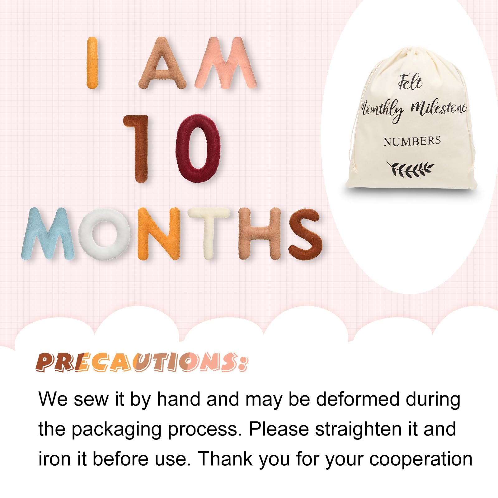 Windkream boho color milestone prop enhances baby milestone photos
