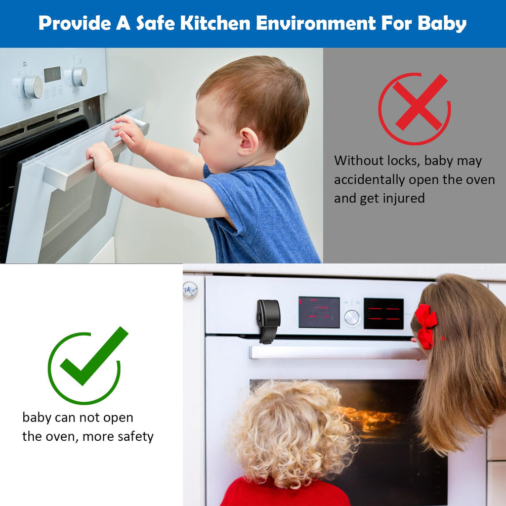 Windspeed curved-design lock fits flat, concave, or convex oven doors.