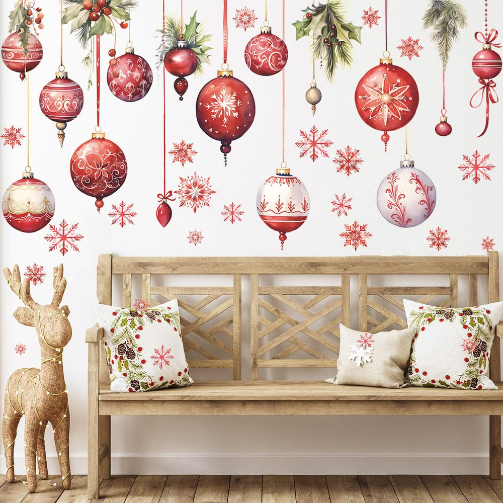 Windvale Christmas bell wall sticker adds cheerful seasonal charm to walls.
