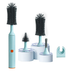 Winforhour electric bottle brush set cleans bottles and accessories efficiently