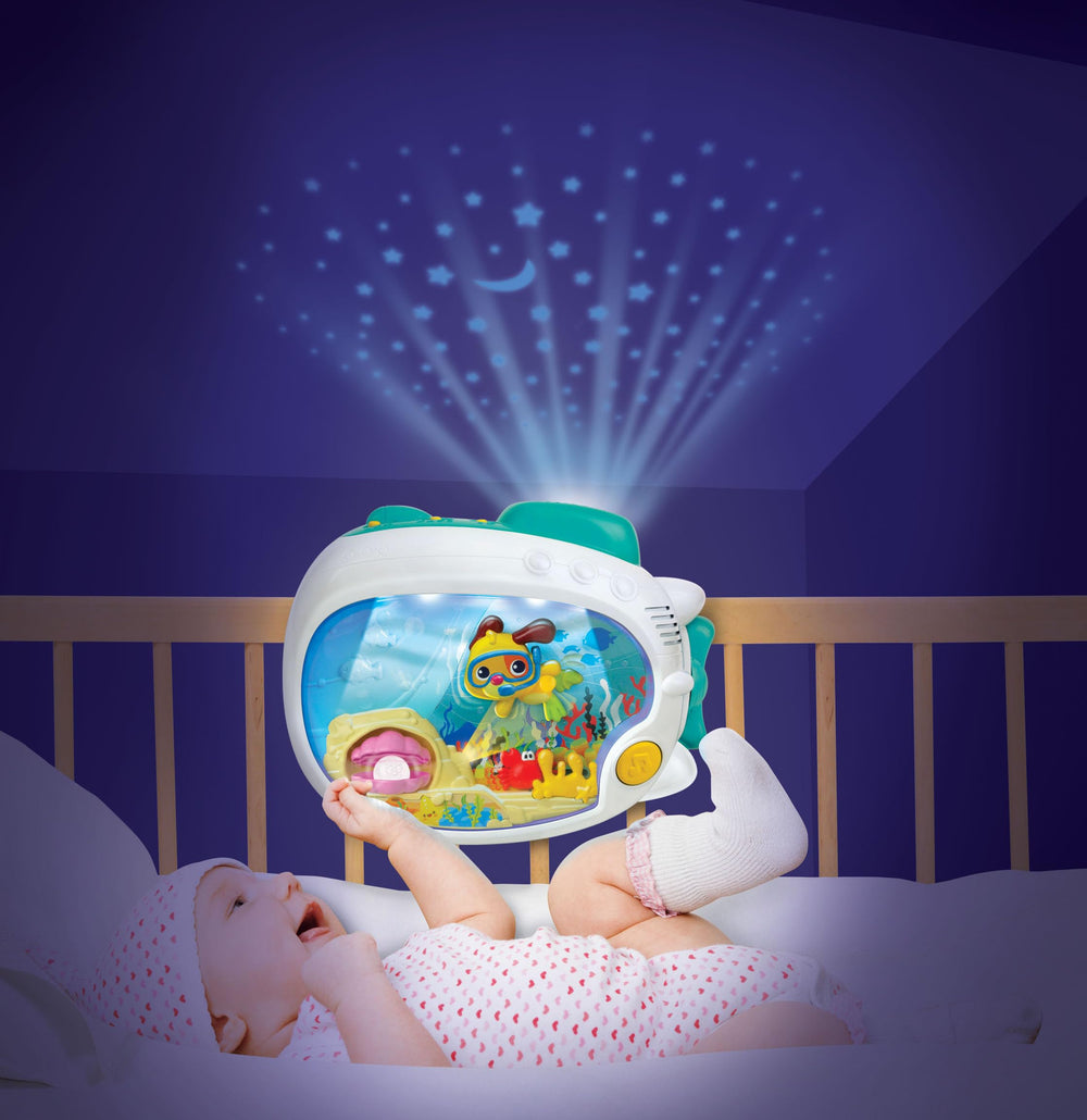 Winfun four-switch-controls simplify operation for caregivers during night feeds and naps.