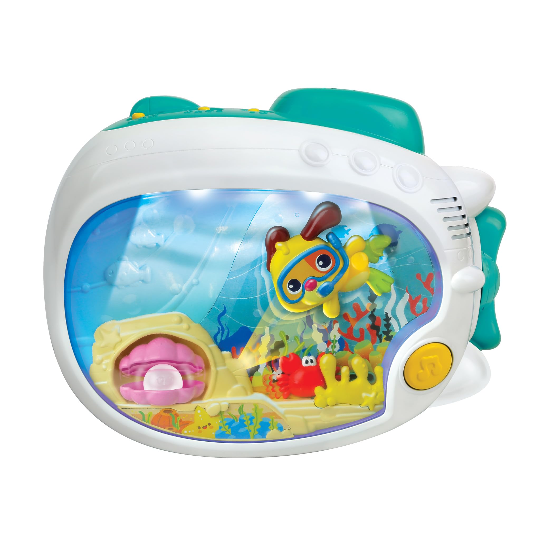 Winfun soothing seas nightlight crib-attachment creates a calm bedtime routine with gentle, comforting light.